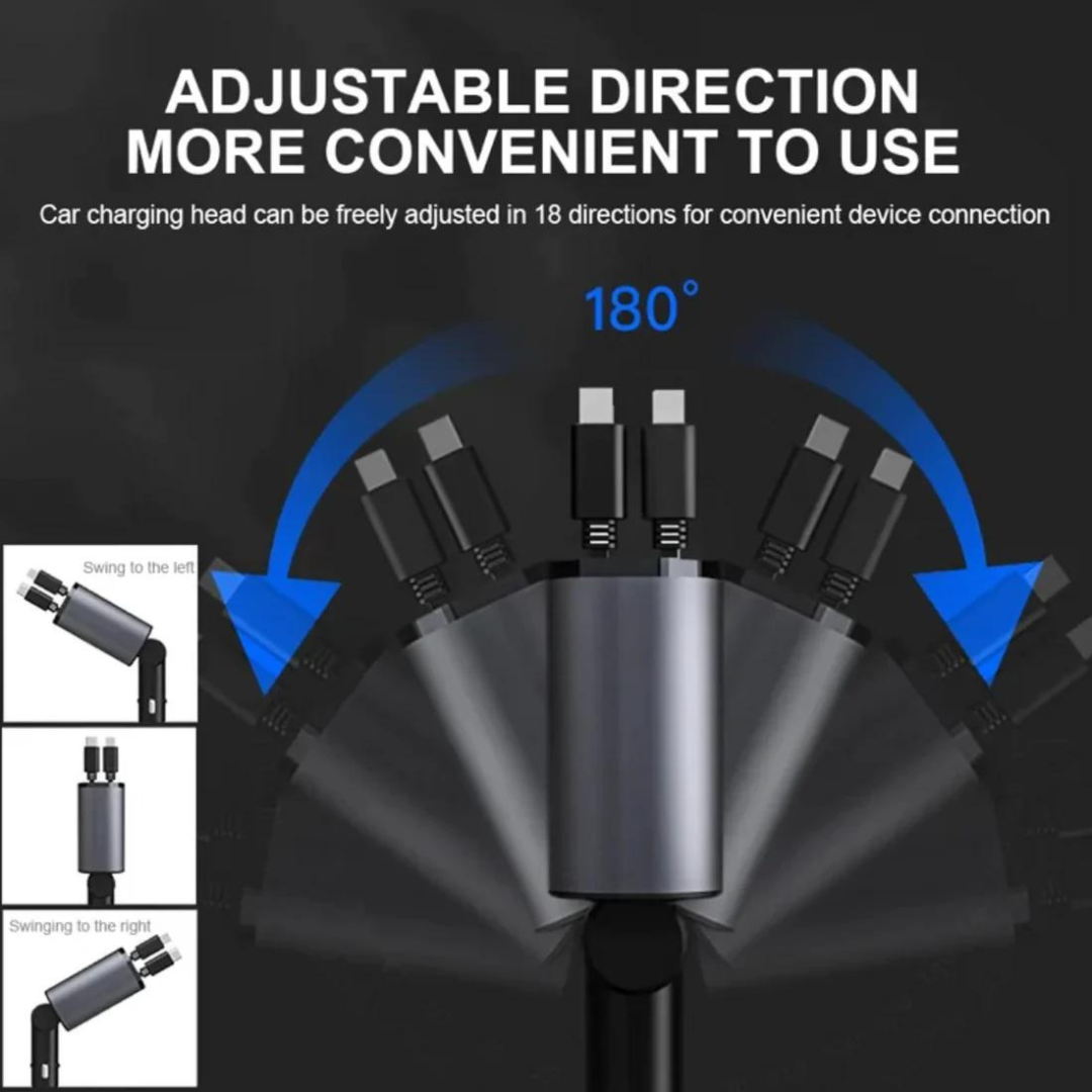 4 in 1 Fast Car Charger