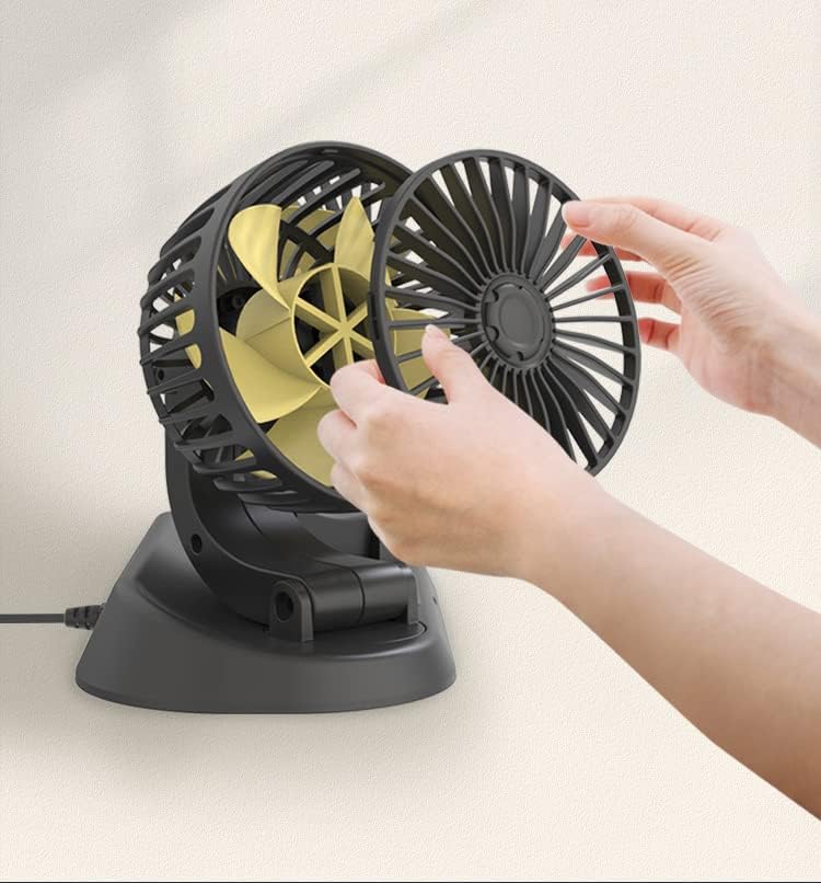 Vehicle-MountAAed Fan 24V Truck 12V Car Universal Double-Headed Fan Van Cooling Large Wind Fan