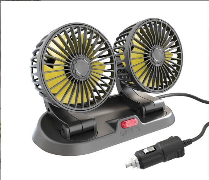 Vehicle-MountAAed Fan 24V Truck 12V Car Universal Double-Headed Fan Van Cooling Large Wind Fan