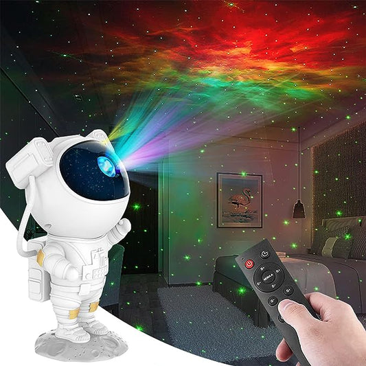 Astronaut Star Projector Night Lights, Kids Room Decor Aesthetic,Astronaut Nebula Galaxy Projector Night Light,Remote Control Timing and 360°Rotation Magnetic Head,Lights for Bedroom,Gaming Room Decor