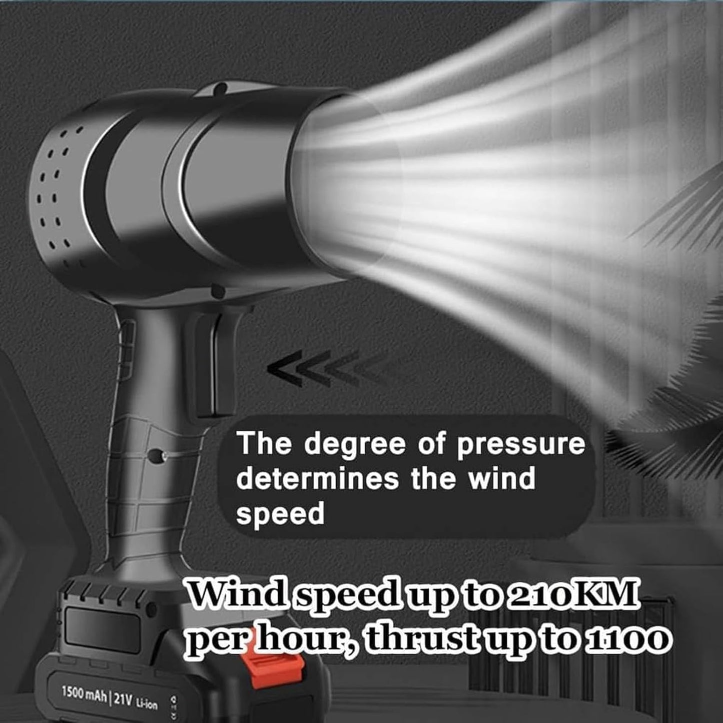 "Turbo Fan Car Blower: Portable Handheld Cordless Dryer for Powerful Car Drying"